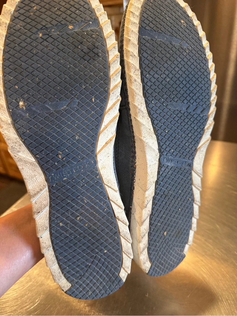 Twisted X Men's Blue Canvas Lace-Up Moc. Zero Gravity.